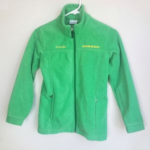 University of Oregon Columbia Fleece Zip Sweater